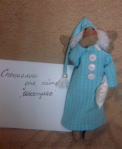 Тильда Винтажный ангел: выкройка и мастер класс по шитью куклы от Анастасии Коломакиной