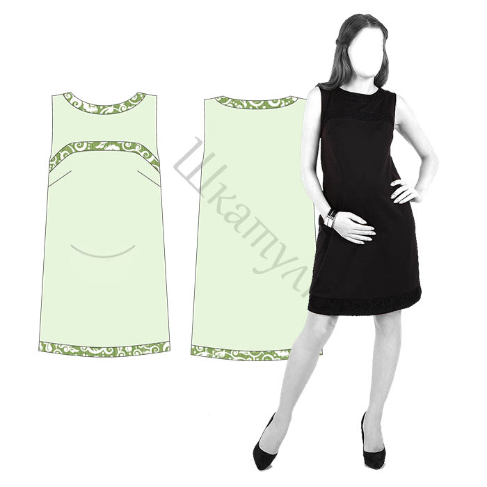 Sundresses padrão para as mulheres grávidas